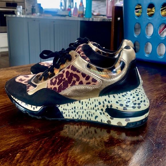 STEVE MADDEN Womens Cliff Animal Sneaker, size 7 - Picture 2 of 7